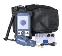 Fiber inspection probe with 400x magnification, 3.5-inch HD LCD display, real-time video of FC/SC/LC/ST connectors, portable and long-lasting battery