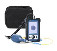 Fiber Inspection Video Probe, 400X Real-time Optical End-face Detector with 3.5-inch HD LCD Display for SC/FC/ST/LC Connections