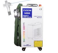 Fiber Laser Cleaning Machine 1500W/2000W/3000W Relfar Double-Wobble Rust Removal Cleaning Rust Oil Paint Remover Machine for Metal Width 300MM Rust Removing Machine Laser Cleaner Machine (1500W)