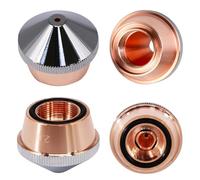 Fiber Laser Cutting Nozzle Copper M14 Single Double Layer Dia 28mm Height 22mm 0.8-5.0mm Aperture High Power Metal Cutting Head Spare Part Single 1.5mm