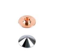 Fiber Laser Nozzle Nozzles 1.2 .5 .0 3. Single Double for Cutting Machine(Typea 28mm Chrome-1pcs,4.5mm)