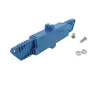 Fiber Optic attenuator E2000/A Female to Female 2-20dB Flange FF Coupler A Optical Attenuation E2000 UPC FTTH 5db 10db 10pcs(Blue 6dB)