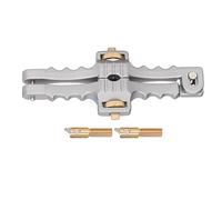 Fiber Optic Cable Stripper, Aluminum Alloy Wire Stripper for 10 to 25mm Dia Cable, Ergonomic Sliding Handle Optical Fiber Stripping Tool for Copper Brass Aluminum