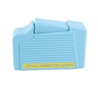 Fiber Optic Cleaning Box 550 Times Cleanings for Connector End Face (Blue) | Quickly clean fiber optic connectors with this pocket sized cleaning box for SC FC ST LC end faces without solvents