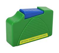 Fiber Optic Cleaning Box 550 Times Cleanings for Connector End Face (Green) | Quickly clean fiber optic connectors with this pocket sized cleaning box for SC FC ST LC end faces without solvents