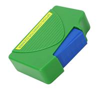 Fiber Optic Cleaning Box, Lightweight Fast Clean ABS Fiber Cleaner -20~-50dB for SC FC LC ST (Green)
