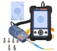 Fiber Optic Cleaning Kit with HD LCD Display and Multiple Connector Tips for End-Face Inspection and Maintenance