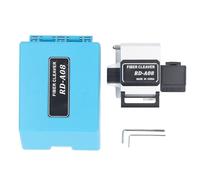 Fiber Optic Cleaver Automatic High Accuracy Optical Fiber Cutter with Debris Collector for FTTH Professional Fiber Optic Technicians Aluminum Alloy ABS Material