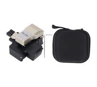 Fiber Optic Cleaver Automatic Precision Cutting Tool with 16 Cleaving Spots 80000 Cleaves Life for FTTH Technicians and Laboratories Aluminum Alloy Tungsten Steel ABS