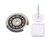 Fiber Optic Cleaver Blade 24 Faces, 22mm Diameter Replacement Blade, SKL 6C A8 HB 08 Optical Fiber Cutter Blade, Super Hard Tungsten Steel with 6000 Times Cutting Life for Various