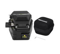 Fiber Optic Cleaver High Accuracy 16 Cleaving Spots, Optical Fiber Cutter with 0.8° Cutting Angle, Tungsten Steel Blade for 0.25mm and 0.9mm Fibers, Compact Tool for FTTH