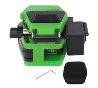 Fiber Optic Cleaver Professional Tungsten Steel Blade 3 in 1 Fixture Automatic Tool Return for Hot Melt Cold Connection Optical Fiber Cutter Green