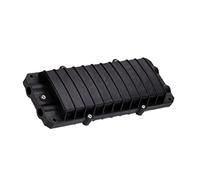 Fiber Optic Connection Box 2 in 2 out 12 Core Junction Box Waterproof Flame Retardant Power Distribution for Indoor Outdoor