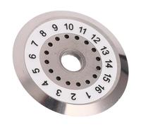 Fiber Optic Cutting Blade, Sturdy Reliable High Hardness Fiber Cleaver Knives 22 Mm Diameter 16 Sided Rotation Tungsten Steel for SKL-6C ET-20S HB-6C