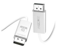 Fiber Optic Displayport 2.1 Cable 1.5M, DP 2.1 Cable[16K30Hz 8K60Hz 4K240Hz], Super Flexible Display Port Cord AOC Support UHBR10/HDR/HDCP/DSC 1.2a/FreeSync G-Sync for Gaming Monitor 4090 Video Card