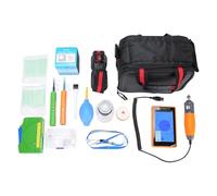 Fiber Optic End Face Inspector 400X Magnification 5 Inch LCD Display Inspection Probe Cleaning Kit SC FC ST LC