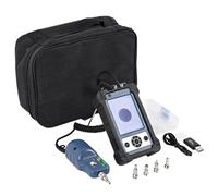 Fiber Optic Inspection Microscope Probe, 400X Magnification Connector Endface Tester with 3.5 inch Display, for Network Maintenance