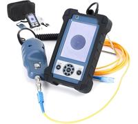 Fiber Optic Inspection Probe with 3.5 Inch Display, 4000mAh Battery, Optical Fiber End Face Inspection Scope Kit, 400X Magnification for Cable Connector Inspection