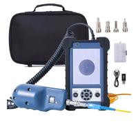 Fiber Optic Inspection Probe with 3.5 inch Display, 400X Magnification, for FC/SC/LC/ST UPC Male and SC/LC UPC Female Connectors - Essential Tool for High-Precision Fiber End Face Detection