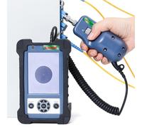 Fiber Optic Inspection Video Probe with 400X Magnification and 3.5 Inch HD LCD Display, Features 4000mAh Battery Capacity, Compatible with FC/SC/ST/LC Connectors