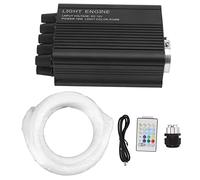 Fiber Optic Lights Kit Bluetooth LED RGBW Music Sound Control 500 Fiber Bundles Star Ceiling Light Kit for Home and Car Decoration DC12V Safe Low Voltage Aluminum Alloy