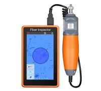 Fiber Optic Microscope, 400X Magnifier with 5-Inch Touch Screen, Real-Time Video Probe for SC/FC/ST/LC UPC and SC APC Interfaces