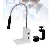 Fiber Optic Microscope Illuminator with Adjustable Arms for Precision Stereo Zoom Microscopy Adjustable Aperture Size for Scientific Experiments Single
