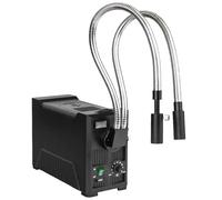 Fiber Optic Microscope Illuminators with Dual Gooseneck LED Lights, Adjustable Aperture, Wavelength 570-900 NM, Ideal for Scientific Experiments