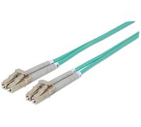 Fiber Optic Patch Cable Multi- Mode Lc/Lc 50/125 Om3 2M Aqua NEW
