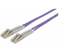 Fiber Optic Patch Cable Multi- Mode Lc/Lc 50/125 Om4 2M Violet NEW