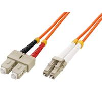 Fiber Optic Patch Cable Multi- Mode Lc/Sc 50/125 Om2 1M Orange NEW