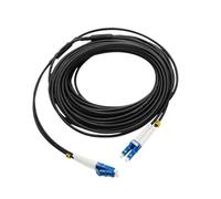 Fiber Optic Patch Cord 2C Armor 5mm LSZH TPU SM 350m 400m 450m 500m Waterproof LC SC FC ST 2 Core FTTA Armor Jumper Outdoor DX (350m tpu ST-ST)