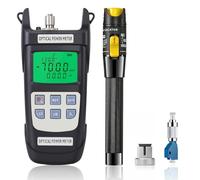 Fiber Optic Power Meter 70~+10dBm and 50MW Visual Fault Locator VFL | FTTH Fiber Optic Tool Kit | Suit for CCTV Communication Engineering maintenance
