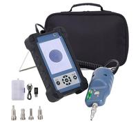 Fiber Optic Probe Microscopy, 400X Portable Endface Microscope for Fiber Connector Inspection, 3.5" LCD Display, 4000mAh Rechargeable Battery