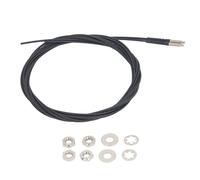 Fiber Optic Sensor with M4 Thread, Optical Fiber Probe Sensor for 0-3600mm Distance Measuring, Transmissive Type with 2m Free - Cutting Cable for Industrial Automation
