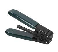 Fiber Optic Stripper Professional Anti Skid PVC Handle Accurate Scale Wire Stripping Pliers for 3mm x 2mm Optical Fiber Cable Metal Construction