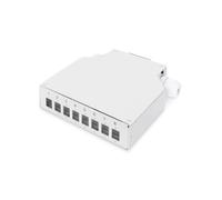 Fiber Optic Switch for DIN Rail, 8x LC Duplex with DN-9691