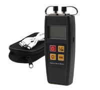 Fiber Optic Tester, Mini Fiber Optic Multi Tester Optical Power Meter With Visual Fault Locator 10MW Source Rechargeable With USB