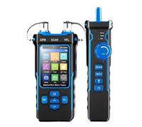 Fiber Optic Tester, NF-8508 Network Cable Tester Optical Wire Meter Tracer LCD Digital Rechargeable Line Finder
