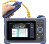 Fiber Optic Tester with Touch Screen, VFL OLS OPM, Ethernet Cable Tester, Optical Power Meter for Network Installation