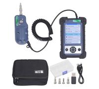 Fiber Optic Video Inspection Probe - Handheld Inspector Scope with 3.5" HD LCD, 400x Magnification, 4000mAh Battery, Includes Four UPC Tips