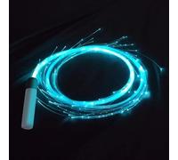 Fiber Optic Whip - Concert Light Whip Stick, Festival Dance Whip Lights | Fiber Optic Dance Whip with spiinning Lights, Swivel Glowing Fiber Optic Whip, Multicolor Performance Dance Whip for Concerts