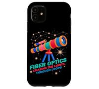 FIBER OPTICS CHASING THE LIGHTS THROUGH LOOPS Case for iPhone 11