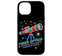 FIBER OPTICS CHASING THE LIGHTS THROUGH LOOPS Case for iPhone 14