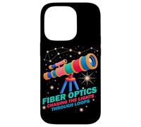 FIBER OPTICS CHASING THE LIGHTS THROUGH LOOPS Case for iPhone 14 Pro