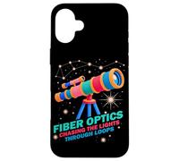 FIBER OPTICS CHASING THE LIGHTS THROUGH LOOPS Case for iPhone 16 Plus