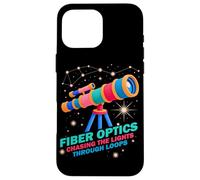 FIBER OPTICS CHASING THE LIGHTS THROUGH LOOPS Case for iPhone 16 Pro Max