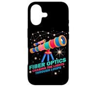 FIBER OPTICS CHASING THE LIGHTS THROUGH LOOPS Case for iPhone 17