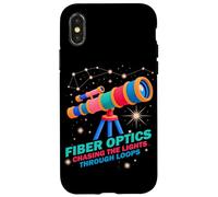 FIBER OPTICS CHASING THE LIGHTS THROUGH LOOPS Case for iPhone X/XS