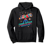 FIBER OPTICS CHASING THE LIGHTS THROUGH LOOPS Pullover Hoodie